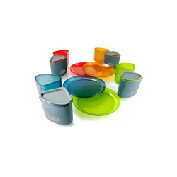 Naczynia turystyczne GSI Infinity 4 Person Compact Tableset - multicolor