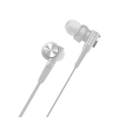 Słuchawki przewodowe Sony MDR-XB55AP Dokanałowe Mikrofon Biały