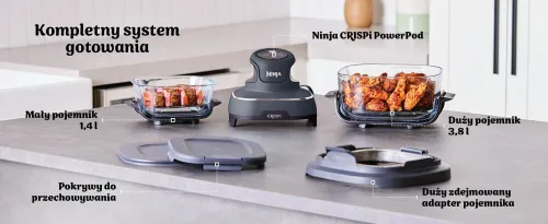 Air Fryer Frytkownica beztłuszczowa NINJA FN101EUGY Crispi 1700W