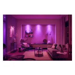 Oświetlenie punktowe Philips Hue White and Color Ambiance Centura 3szt. Biały