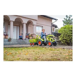 Traktor Na Pedały Dla Dzieci 3-6 Lat Do 50Kg Falk Claas Przyczepa Łyżka Spychacz
