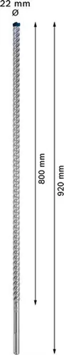 Wiertło udarowe 22x800x920mm Bosch EXPERT SDS max-8X