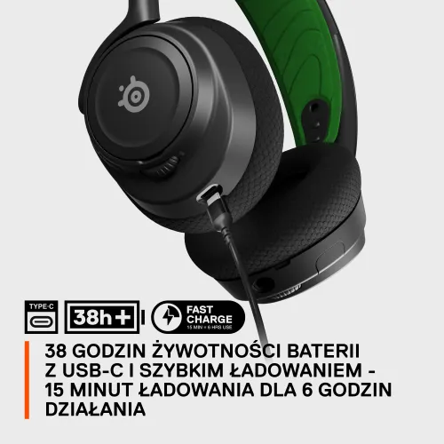 Słuchawki bezprzewodowe z mikrofonem SteelSeries Arctis Nova 7X Wireless Nauszne Czarny