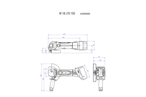 Szlifierka kątowa Metabo W 18 LTX 150 Quick