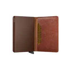 Portfel kieszonkowy Secrid Slimwallet Vintage - cognac / brown
