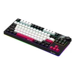 Klawiatura LORGAR KBP70TKLW Czarno-czerwony