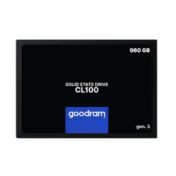 GoodRam CL100 Gen3 Katı Hal Sürücüsü 960GB 2.5 " SATA III (SSDPR-CL100-960-G3)