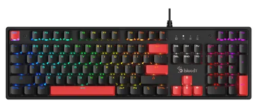 Klawiatura mechaniczna A4tech Bloody S520N BLMS Red Plus Czarny