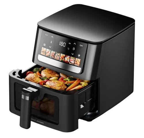 Air Fryer Frytkownica beztłuszczowa GÖTZE & JENSEN AF400K 6.5l 8 automatycznych programów