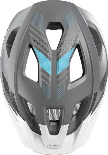Kask rowerowy ABUS Aduro 3.0 Race Szary Miejski (rozmiar L)
