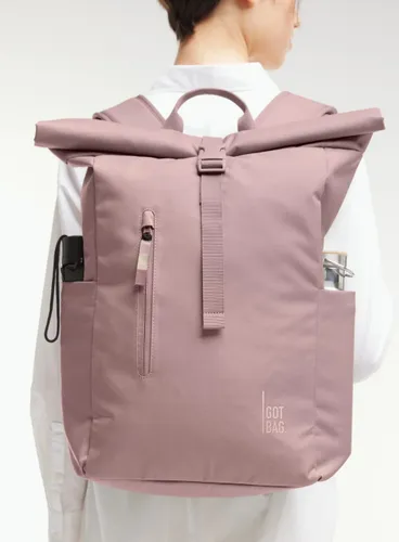 Plecak miejski GOT BAG Rolltop Easy Monochrome - red sand