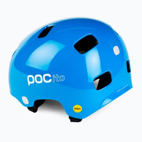 Kask rowerowy dziecięcy POC Pocito Crane MIPS Jr 10826 fluorescent blue