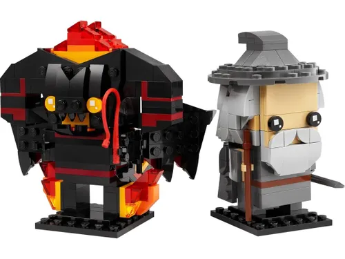 LEGO 40631 BrickHeadz Gandalf Szary I Balrog
