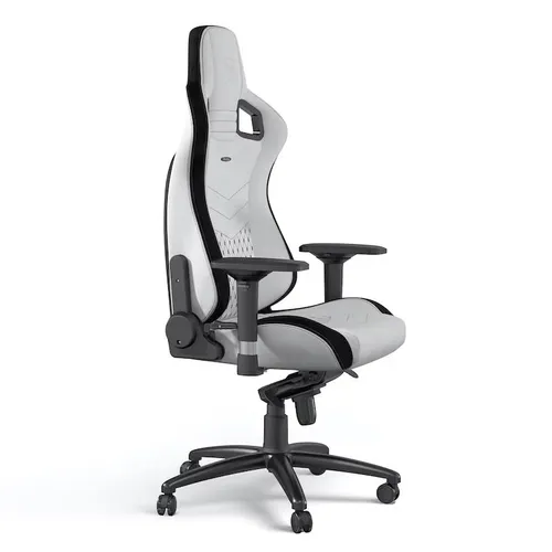 Fotel Noblechairs EPIC White Black Gamingowy do 120kg Skóra ECO Biało-czarny