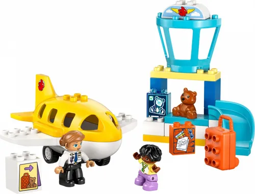 LEGO Klocki DUPLO 10443 Pierwszy raz: Na lotnisku