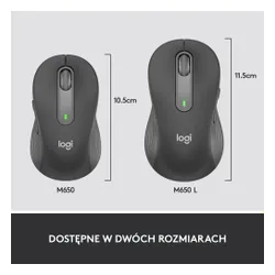 Myszka Logitech Signature M650 M - grafitowy