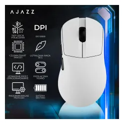 Myszka gamingowa Ajazz AJ179 V2 MAX Biały