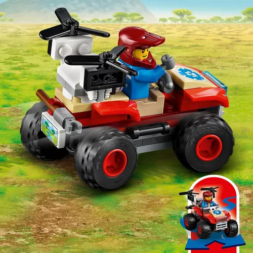 LEGO City Quad ratowników dzikich zwierząt 60300