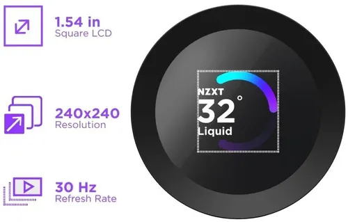 Chłodzenie wodne NZXT Kraken Plus 360 Czarny