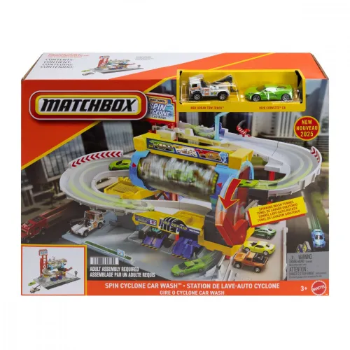 Mattel Zestaw Myjnia Matchbox Turbo Cyklon