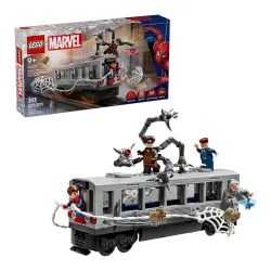 LEGO Marvel 76321 Spider-Man kontra Doc Ock — scena w metrze