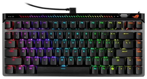 Klawiatura gamingowa ASUS ROG FALCHION ACE 75HE przewodowa magnetyczna podświetlana czarna