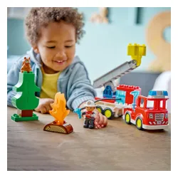 LEGO 10473 DUPLO Wóz strażacki z wężem i strażakiem