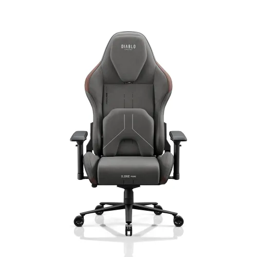 Fotel Diablo Chairs X.One Prime Normal Size Stone Gray Gamingowy Do 140kg Tkanina Ciemnoszary
