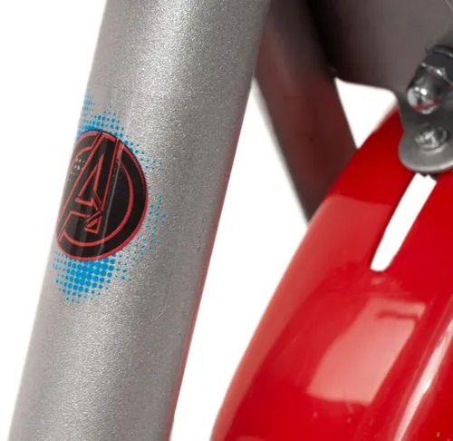 Rower dziecięcy HUFFY Marvel Avengers 14 cali dla chłopca Srebrny