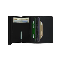 Küçük RFID Cüzdanı Slimwallet Gizli Gerçekleştirilen-siyah