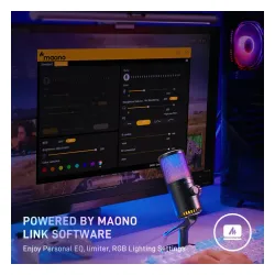 Mikrofon Maono DM30RGB Przewodowy Pojemnościowy Biały