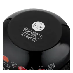 Garnek emaliowany z pokrywką EMALIA POLSKA PLESZEW LASAGNA 5,3 l