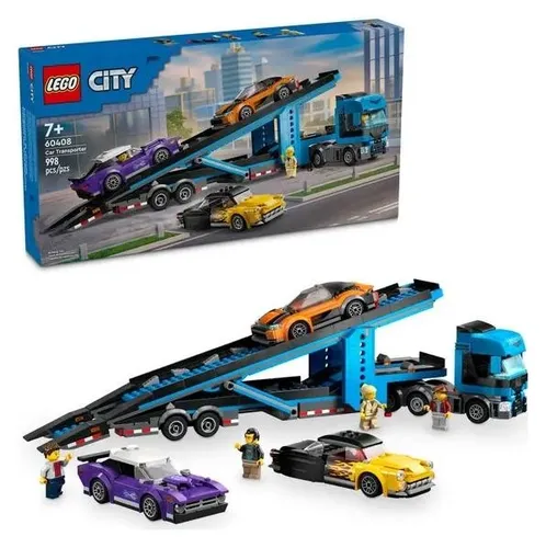 Конструктор LEGO City 60408 эвакуатор со спортивными автомобилями