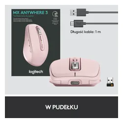 Myszka Logitech MX Anywhere 3 Różowy