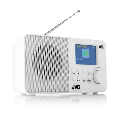 Radioodbiornik JVC RA-E611W-DAB Radio FM DAB+ Biały