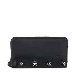 Женский кошелек Calvin Klein Jeans Ultralight для Ж / Wristlet Pu K60k610705 черный черный 01h