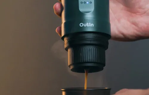 Капсульная кофемашина OUTIN Nano, бирюзовый