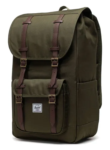 Городской рюкзак Herschel Little America 30 л - зеленый плющ