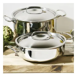 DE BUYER Affinity Smothering 4,9 l - garnek ze stali nierdzewnej z pokrywką