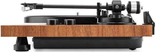 Gramofon JVC AL-E534M Drewno, Manualny, Napęd paskowy, Prędkość odtw. 33 1/3,45 obr./min