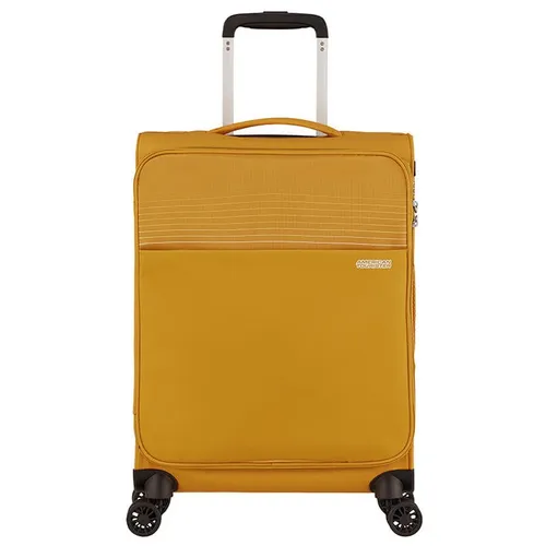 Walizka kabinowa American Tourister Lite Ray Spinner - golden yellow