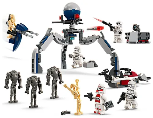 Конструктор LEGO Star Wars 75372 Clones Vs Droid Battle Pack