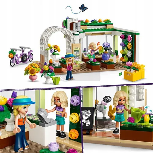 LEGO Friends 42693 Kreatywna kwiaciarnia, zestaw klocków 7+
