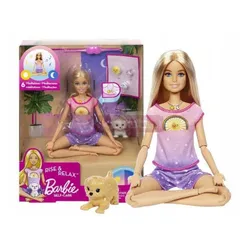 LALKA BARBIE MEDYTACJA z pieskiem HHX64