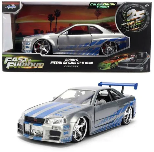 Samochód JADA TOYS Szybcy i wściekli Nissan Skyline GT-R 2002 Edycja Jubileuszowa 9336818314R00