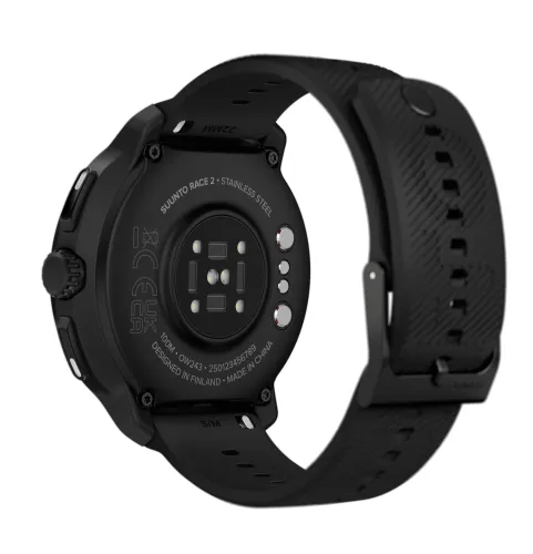 Zegarek sportowy Suunto Race 2 All Black 49mm GPS Czarny