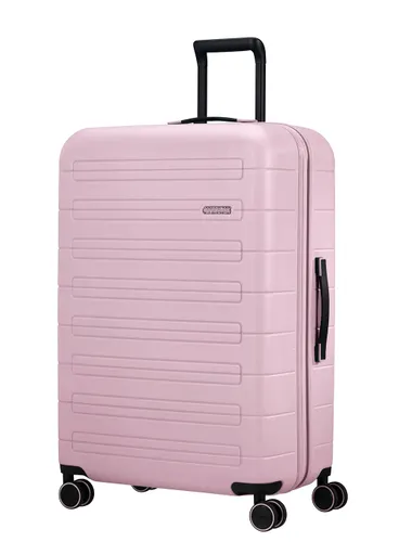 American Tourister'ın Büyük Genişletilmiş bavulu Novastream-soft pink