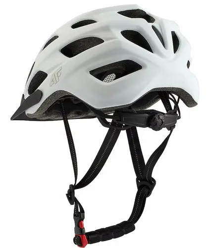 Kask rowerowy 4F HELU135 biały L 59-61 cm