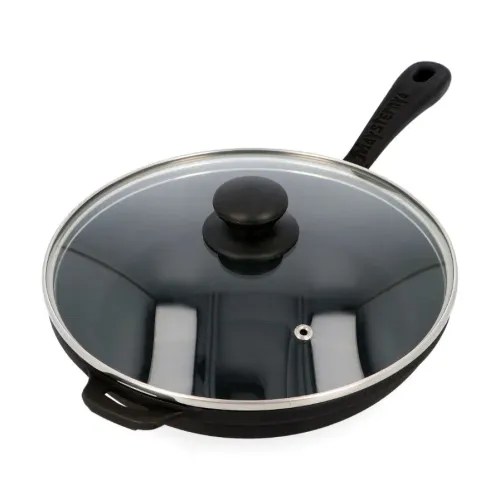 Patelnia żeliwna z pokrywką MAYSTERNYA IRON 24 cm