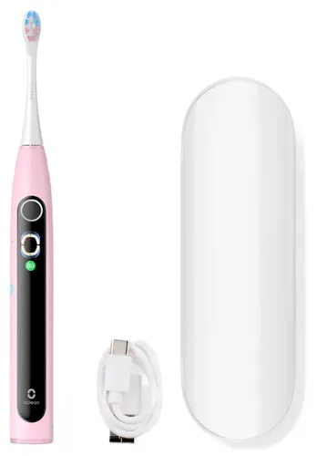 Szczoteczka soniczna OCLEAN X Kids S Różowy + etui